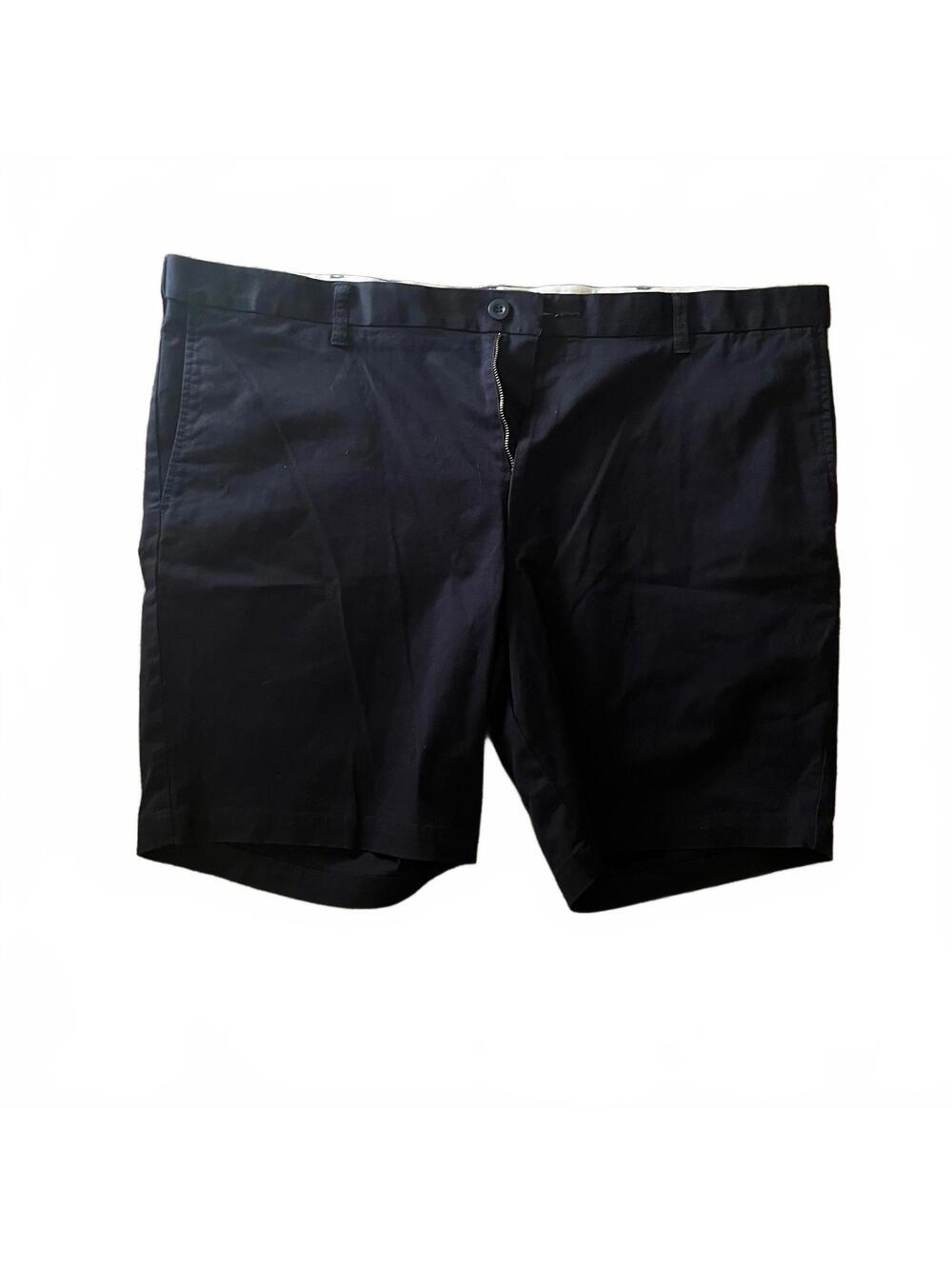 Dockers Shorts, 44, Black, Men’s Casual Flat-Front
